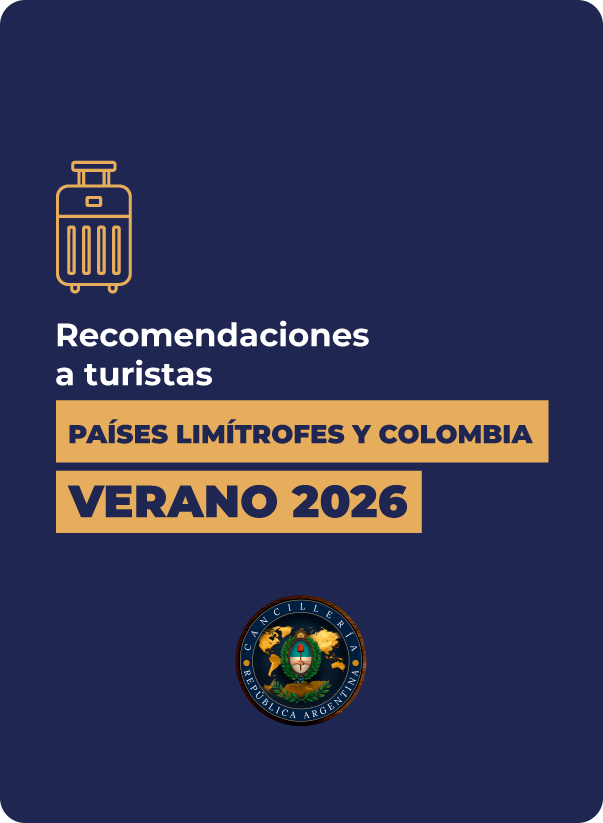 Recomendaciones a turistas - verano 2026
